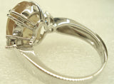 Andesina natural stone a rare and collectible set in gold ring