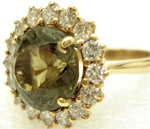 GREEN OLIVE TOURMALIN STONE
