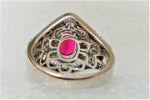 RED TOURMALINE RING